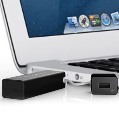 MiPow Power Tube 4000L Преносимо зарядно 4000mAh за iPhone 5, iPod Touch 5, iPod Nano 7 с вграден Lightning конектор - черен, лилав, тъмносин 2